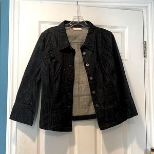 Dark wash denim jacket